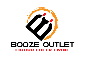 Booze Outlet       Liquor - Beer - Wine logo design by justin_ezra
