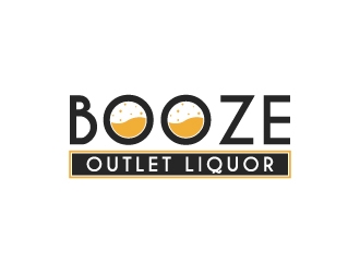 Booze Outlet       Liquor - Beer - Wine logo design by wongndeso