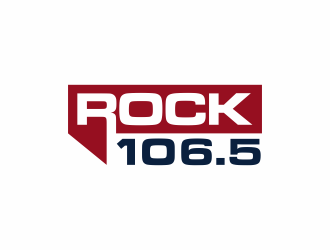 Rock 106.5 logo design by ammad