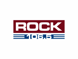 Rock 106.5 logo design by ammad