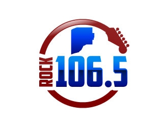 Rock 106.5 logo design by uttam
