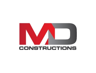 MD Constructions logo design by yans