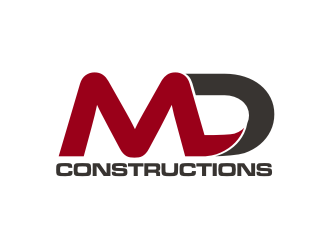 MD Constructions logo design by BintangDesign