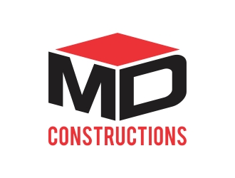 MD Constructions logo design by rokenrol