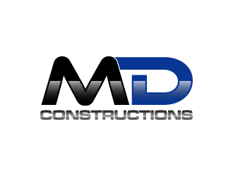 MD Constructions logo design by quanghoangvn92