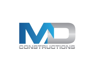 MD Constructions logo design by yans