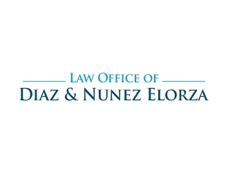 Law Office of Diaz & Nunez Elorza logo design by dibyo