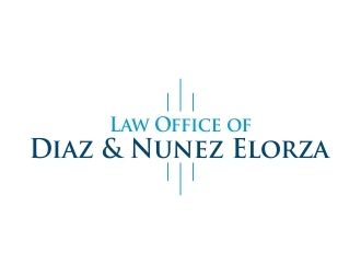 Law Office of Diaz & Nunez Elorza logo design by dibyo