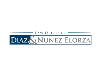 Law Office of Diaz & Nunez Elorza logo design by cahyobragas