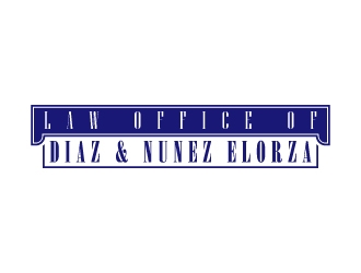 Law Office of Diaz & Nunez Elorza logo design by blink
