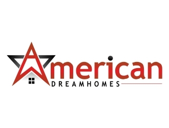American DreamHomes logo design by ruki