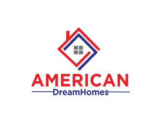 American DreamHomes logo design by Greenlight
