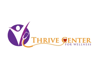 Thrive Center for Wellness logo design by Dawnxisoul393
