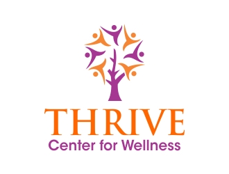 Thrive Center for Wellness logo design by cikiyunn