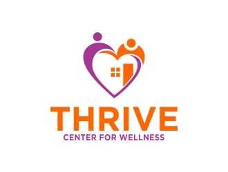 Thrive Center for Wellness logo design by cikiyunn