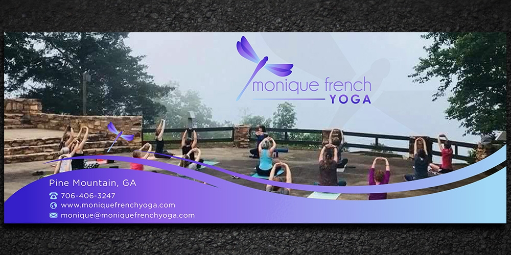 Monique French Yoga logo design by Gelotine