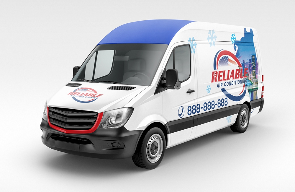 Reliable Air Conditioning logo design by dshineart