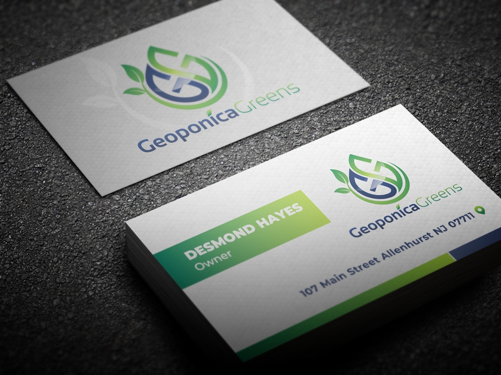 Geoponica Greens  logo design by KHAI