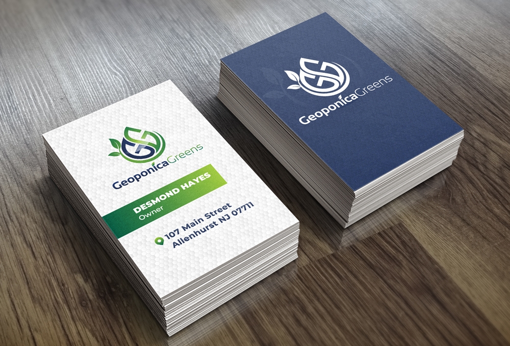Geoponica Greens  logo design by KHAI