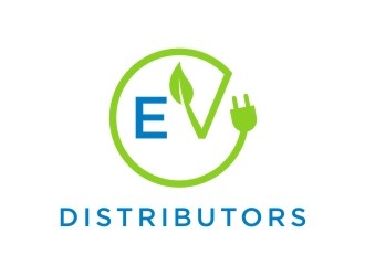 EV Distributors  logo design by sabyan