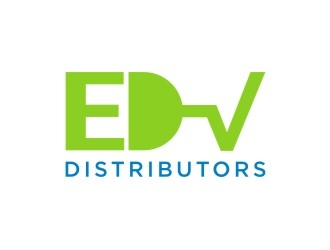 EV Distributors  logo design by sabyan