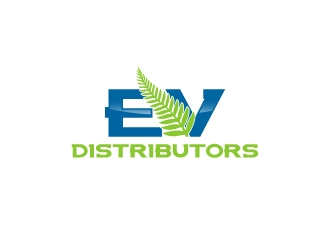 EV Distributors  logo design by mawanmalvin