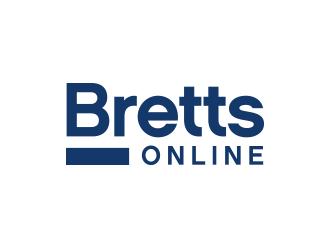 Bretts Online logo design by keylogo