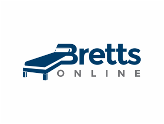 Bretts Online logo design by mutafailan
