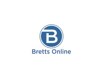 Bretts Online logo design by akhi