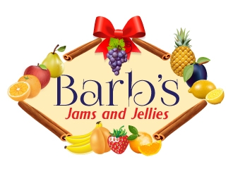 Barbs Jams and Jellies logo design by Xeon