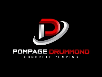 Pompage Drummond logo design by mawanmalvin