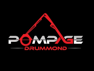 Pompage Drummond logo design by REDCROW
