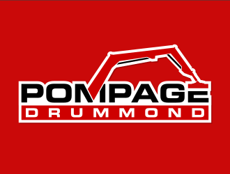 Pompage Drummond logo design by Dakon