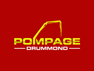 Pompage Drummond logo design by keylogo