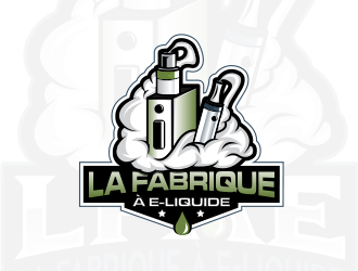 La fabrique à e-liquide logo design by schiena