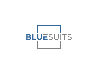 blue suits logo design by imagine