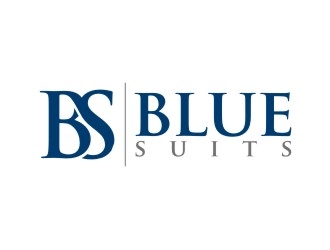 blue suits logo design by agil