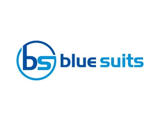 blue suits logo design by J0s3Ph