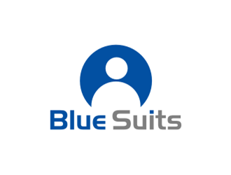 blue suits logo design by sheilavalencia