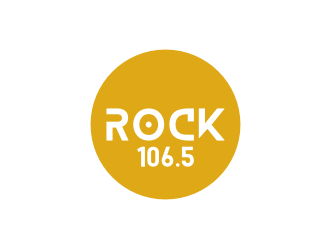 Rock 106.5 logo design by bricton
