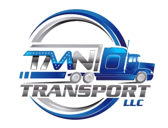 TMN TRANSPORT LLC logo design by dorijo