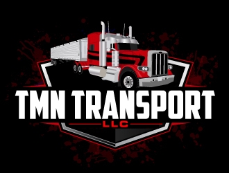 TMN TRANSPORT LLC logo design by ElonStark