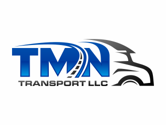 TMN TRANSPORT LLC logo design by hidro