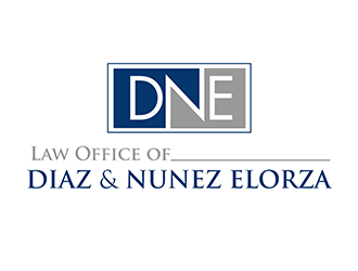 Law Office of Diaz & Nunez Elorza logo design by 3Dlogos