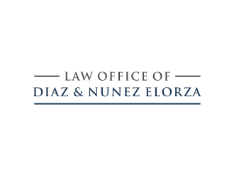 Law Office of Diaz & Nunez Elorza logo design by Zhafir