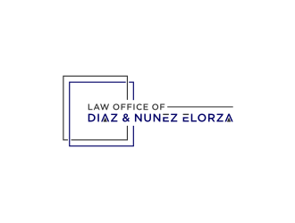 Law Office of Diaz & Nunez Elorza logo design by Wisanggeni