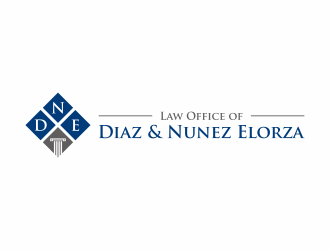 Law Office of Diaz & Nunez Elorza logo design by santrie