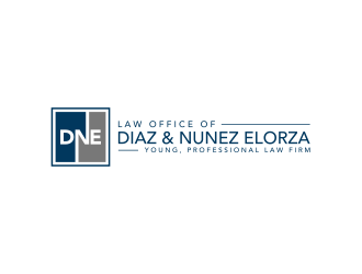 Law Office of Diaz & Nunez Elorza logo design by pakderisher