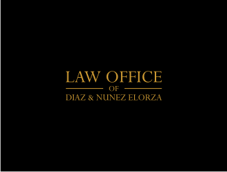Law Office of Diaz & Nunez Elorza logo design by sodimejo