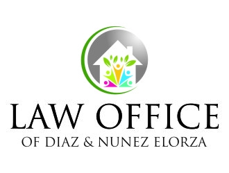 Law Office of Diaz & Nunez Elorza logo design by jetzu